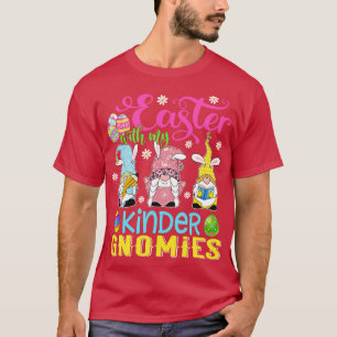 Pasen met mijn Kinder Gnomies Funny Teacher Gnome T-shirt