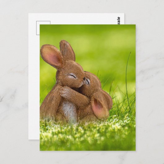 Pasen met paasbundels Easter Briefkaart (Voorkant / Achterkant)