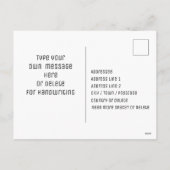 Pasen met tennis met tennisbal feestdagenkaart (Achterkant)