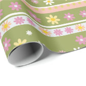 Pasen met voorjaarsbloemen cadeaupapier (Rol Hoek)