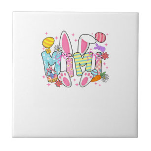 Pasen Mimi Konijn Oren Coquette Strik Pasen Konijn Tegeltje