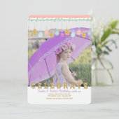 Pasen mobiele fotouitnodiging kaart (Staand voorkant)