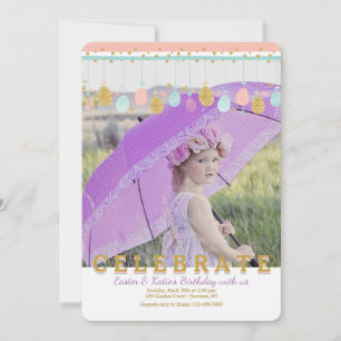 Pasen mobiele fotouitnodiging kaart