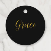 Pasen Monogram G (Tekst aanpasbaar) Bedankjes Labels (Achterkant)