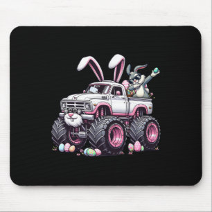 Pasen Monster Truck Dabbing Bunny Monster Truck L Muismat