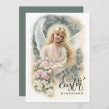 Pasen. Mooie kleine engel-religie