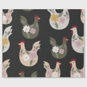 Pasen naadloos patroon met kip. cadeaupapier (Vlak)
