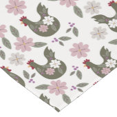 Pasen naadloos patroon met kip. korte tafelloper (Hoek)