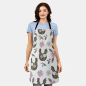 Pasen naadloos patroon met kip. schort (Gedragen)