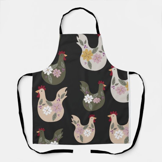 Pasen naadloos patroon met kip. schort (Voorkant)