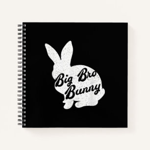 Pasen naar Big Bro Bunny Gift voor broer Notitieboek