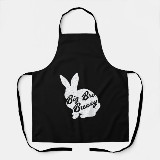 Pasen naar Big Bro Bunny Gift voor broer Schort (Voorkant)