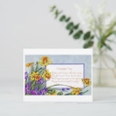 Pasen Narcissus Bloer Briefkaart (Staand voorkant)