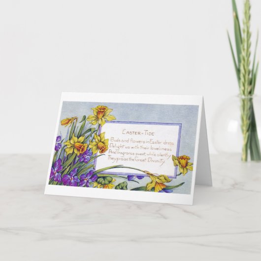  Pasen Narcissus Bloer Kaart (Voorkant)