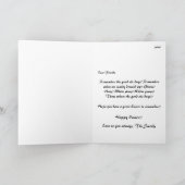 Pasen om te onthouden wenskaart feestdagen kaart (Binnen)