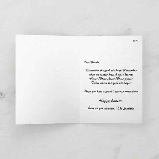 Pasen om te onthouden wenskaart feestdagen kaart