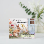 Pasen onroerend goed bedrijf feestdagenkaart (Staand voorkant)