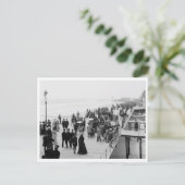 Pasen op de stoep briefkaart (Staand voorkant)