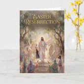 Pasen Opstanding Paaskaart Kaart (Gele Bloem)