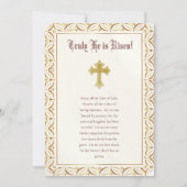 Pasen Orthodoxe Christelijke Hemelvaart Icoon (Achterkant)