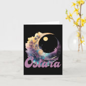 Pasen Ostara Eostre Pagan Witchcraft Spring Moon Kaart (Gele Bloem)