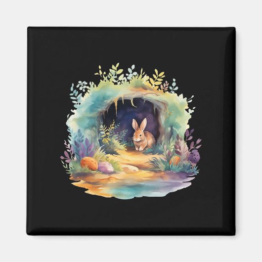Pasen Ostara Eostre Pagan Witchcraft Spring Moon Magneet (Voorkant)