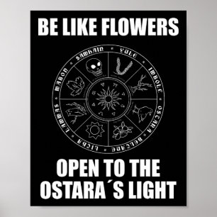 Pasen Ostara Eostre Pagan Witchcraft Spring Moon Poster
