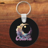 Pasen Ostara Eostre Pagan Witchcraft Spring Moon Sleutelhanger (Voorkant)