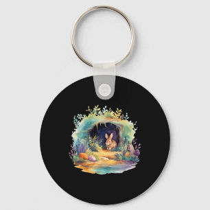 Pasen Ostara Eostre Pagan Witchcraft Spring Moon Sleutelhanger
