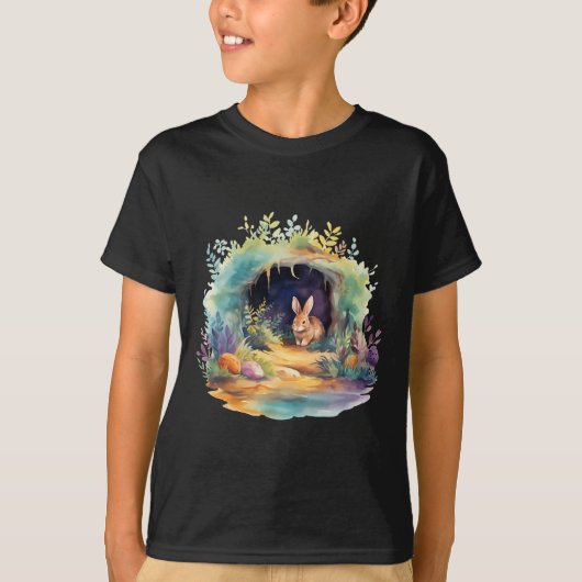 Pasen Ostara Eostre Pagan Witchcraft Spring Moon T-shirt (Voorkant)