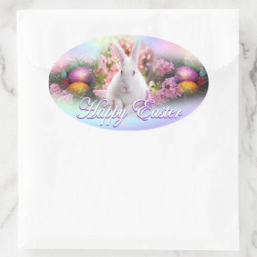 Pasen Ovale Sticker (Tas)