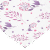 Pasen Paarse en Rode Bloemen Tafelkleed (Gekanteld)