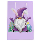 Pasen Paarse gnome Medium Cadeauzakje (Achterkant)