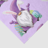 Pasen Paarse gnome Tissuepapier (Detail)