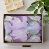 Pasen Paarse gnome Tissuepapier (Geschenk)