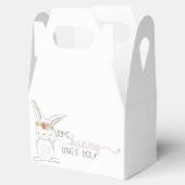 Pasen, paashaas, paasverpakking bedankdoosjes (Geopend)