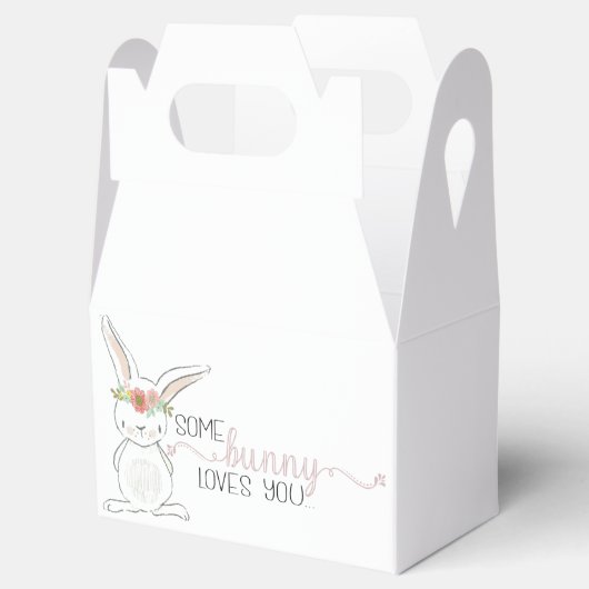 Pasen, paashaas, paasverpakking bedankdoosjes (Geopend)