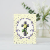 Pasen. paaskruis religie feestdagenkaart (Staand voorkant)