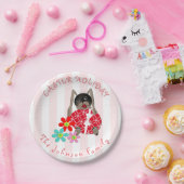 Pasen, paasvakantie papieren bordje (Feest)