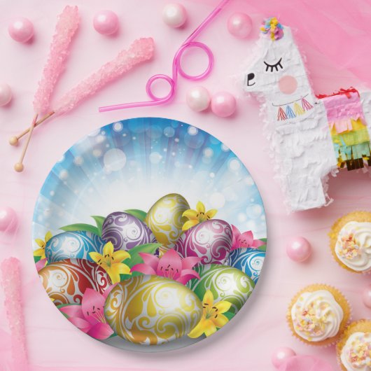 Pasen Papieren Bordje (Feest)