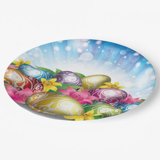 Pasen Papieren Bordje (Gekanteld)