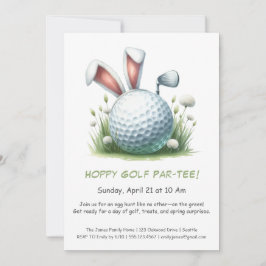 Pasen Par-TEE Golf Uitnodiging
