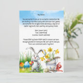 Pasen Party uitnodigingskaart Kaart (Staand voorkant)