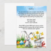 Pasen Party uitnodigingskaart Kaart (Voorkant / Achterkant)