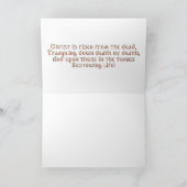 Pasen/Pascha Kaart Anastasis Fresco Chora Church (Binnen)