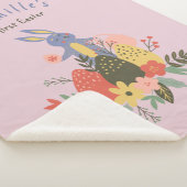 Pasen pasgeboren voor baby meisje sherpa deken (3/4)