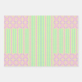 Pasen Pastel Inpakpapier - 3 Ontwerpen Vel (Voorkant 2)