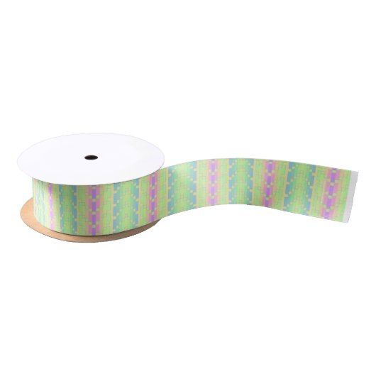 Pasen Pastel Kruis Feest Grofgestreepte Lint (Spoel)