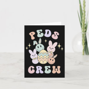 Pasen Peds Verpleegster Bunny Emergency Squad Pedi Kaart