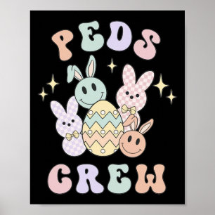 Pasen Peds Verpleegster Bunny Emergency Squad Pedi Poster